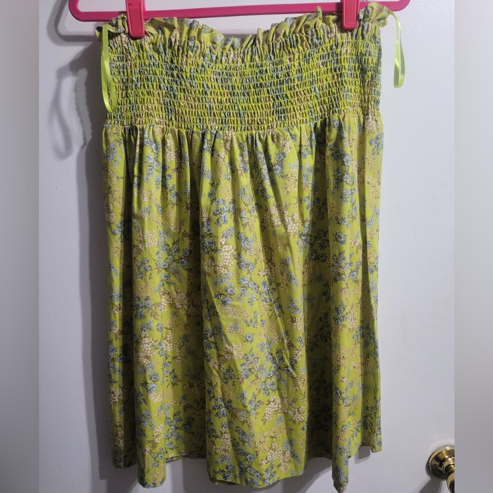 NWT gianni bini Floral Green dress size L